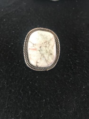 Native American Navajo Wild Horse Ring | Sterling Silver | Sz 5.5 | Platero | 2937