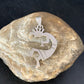 Navajo Kokopelli Pendant | Stamped Sterling Silver | 2.25" | Authentic Native American Handmade | 13682