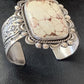 Navajo Wild Horse Turquoise Cuff Bracelet | Sterling Silver | Authentic Native American Handmade | 1418