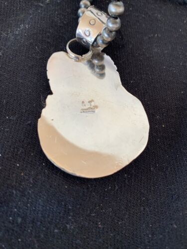 Navajo Purple Spiny Oyster Pendant | Sterling Silver | Authentic Native American Handmade | 804