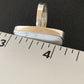 Native American Women's Navajo White Howlite Ring | Sterling Silver | Sz 7 | 11606