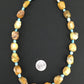 Native American Turquoise Nugget Necklace | Navajo Sterling Silver | 19" | 3657