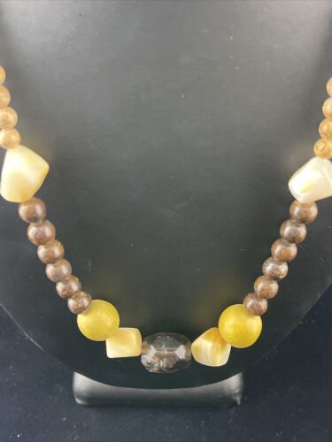 Southwestern Chunky Sterling Silver Necklace | Faceted Jasper Quartz | 20" | 10079