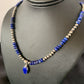 Native American Navajo Blue Lapis Pendant Necklace | Sterling Silver | Authentic Handmade | 11667