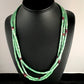 Navajo Spiny Oyster & Turquoise Bead Necklace | Sterling Silver | 21" | Authentic Native American Handmade | 8720