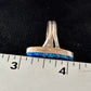 Navajo Blue Opal Inlay Band Ring | Sz 6 | Authentic Native American Handmade | 14702