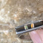 Navajo Black Onyx Opal Inlay Ring | Sz 7 | Authentic Native American Handmade | 11143