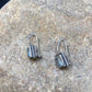 Navajo Blue Topaz Earrings | Sterling Silver | Authentic Native American Handmade | 8989