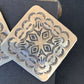 Navajo Sterling Silver Stamped Earrings | Authentic Native American Handmade | 1668