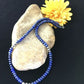 Native American Lapis Lazuli Strand Necklace | Sterling Silver | Men's 22" | 1739
