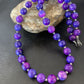 Navajo Pearls Purple Sugilite Bead Necklace | Sterling Silver | Authentic Native American Handmade | 20" | 11805