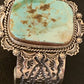 Native American Men's Navajo Royston Turquoise Cuff Bracelet | Sterling Silver | 1414