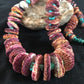 Authentic Native American Navajo Necklace | Purple Spiny Oyster & Turquoise | Sterling Silver | 24" Graduated