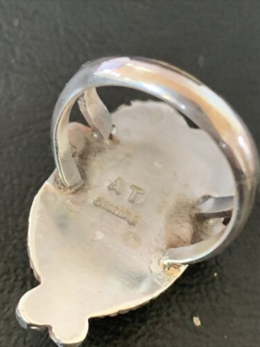 Native American Women's Navajo Purple Sugilite Ring | Sterling Silver | Sz 9.5 | 10442