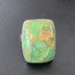 Adjustable Navajo Green Mojave Turquoise Ring | Sterling Silver | Sz 8 | Authentic Native American Handmade | 11785