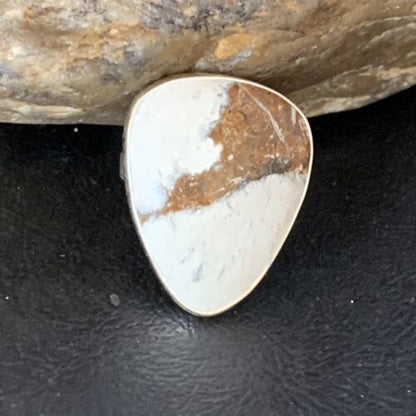 Native American Women's Wild Horse Turquoise Ring | Sz 8 | Sterling Silver | 14030