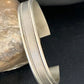 Navajo Sterling Silver Stamped Cuff Bracelet | Authentic Native American Handmade | 13675