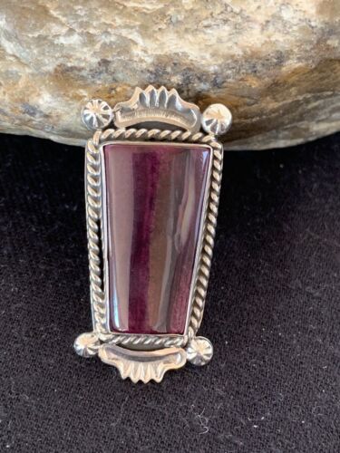 Southwestern Women's Sterling Silver Purple Spiny Oyster Ring | Sz 6 | 430