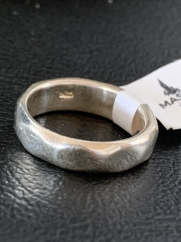 Navajo Women's White Sterling Silver Ring | Sz 7 | Authentic Native American Handmade | 1734