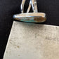 Native American Women's Navajo Arizona Turquoise Ring | Sterling Silver | Sz 9 | 725