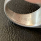 Native American Men's Navajo Black Onyx Inlay Ring | Sterling Silver | Sz 9 | 10738