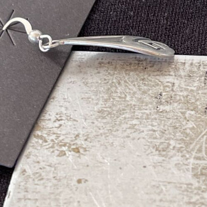 Native American Hopi Sterling Silver Dangle Earrings | Handmade | 01508