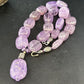 Navajo Purple Amethyst Necklace | Sterling Silver | 22" | Authentic Native American Handmade | 14296