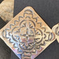 Southwestern Women's Navajo Stamped Earrings | Sterling Silver | Authentic Native American Handmade | 1675