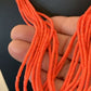 Navajo Red Stabilized Coral Heishi Necklace | 10 Strand Sterling Silver | 20" | 760