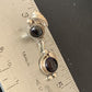 Navajo Purple Sugilite Post Dangle Earrings | Sterling Silver | Authentic Native American Handmade | 1591