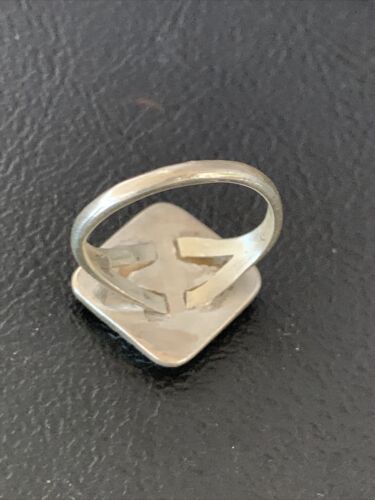 Navajo Multi-Color Green Gaspeite Sugilite Inlay Ring | Sterling Silver | Sz 6.25 | 13135