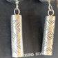 Navajo Sterling Silver Bead Earrings | Handmade Native American Pearls | 2.75" | 1519