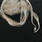Native American Heishi Tubes Necklace | 30 Strands Liquid Sterling Silver | 23" | 8481