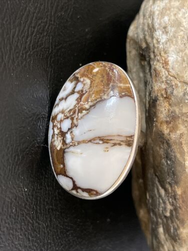 Native American Women's Navajo Wild Horse Turquoise Ring | Sterling Silver | Sz 4.5 | 10505