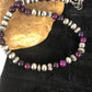 Navajo Men's Purple Sugilite Necklace | Sterling Silver | 22" | Authentic Native American Handmade | 8532