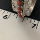 Zuni Red Coral Cuff Bracelet | Sterling Silver | Authentic Native American Handmade | 14179