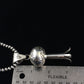 Navajo Sterling Silver Naja Necklace Pendant | 3" | Authentic Native American Handmade | 10048