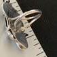 Navajo White Buffalo Turquoise Ring | Sterling Silver | Sz 7 | Authentic Native American Handmade | 12185