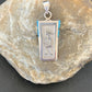 Navajo Kokopelli Stamp Turquoise Inlay Pendant | Sterling Silver | Authentic Native American Handmade | 10958