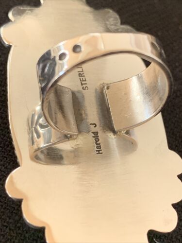Native American Men's Navajo Spiny Oyster Ring | Sterling Silver | Sz 7 | 00998