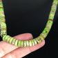 Navajo Green Gaspeite Heishi Necklace | Sterling Silver | 20" | Authentic Native American Handmade | 1734