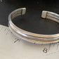 Navajo Stamped Cuff Bracelet | Sterling Silver | Authentic Native American Handmade | 1604