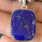 Native American Navajo Blue Lapis Pendant Necklace | Sterling Silver | Authentic Handmade | 12250