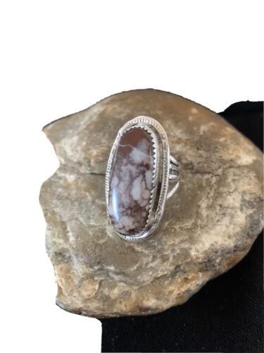Navajo Wild Horse Turquoise Ring | Sterling Silver | Sz 6 | Authentic Native American Handmade | 1440