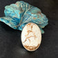 Native American Women's Wild Horse Turquoise Ring | Sz 8 | Sterling Silver | 14027