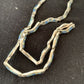 Southwestern Sterling Silver Necklace | Lapis & Opal Inlay Pendant | 16" | 01426