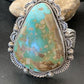 Native American Men's Royston Turquoise Cuff Bracelet | Navajo Sterling Silver | 1415