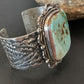 Native American Men's Navajo Royston Turquoise Cuff Bracelet | Sterling Silver | 1414