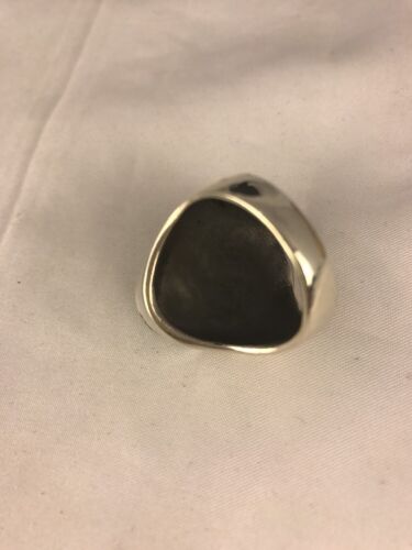 Native American Green Turquoise Ring | Sterling Silver | Sz 11 | 3439