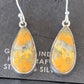 Native American Navajo Bumblebee Jasper Earrings Set | Sterling Silver | Handmade | 1564